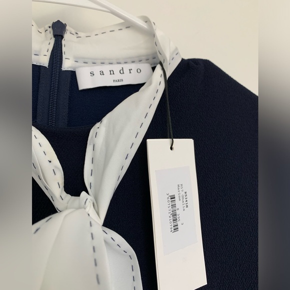 Sandro Ghalia front tie dress NWT - Picture 8 of 13